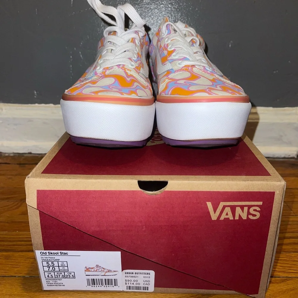 Vans Old Skool Stacked UV Ink Sneaker | w/o box - Picture 3 of 7